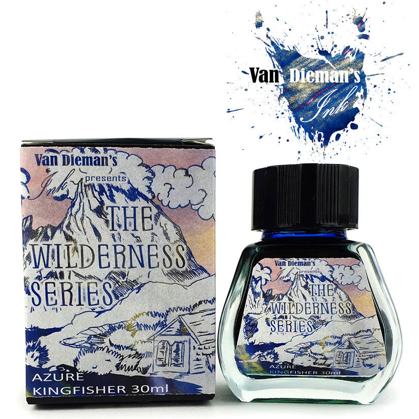 Van Dieman's Wilderness - Azure Kingfisher - 30ml Bottled Ink