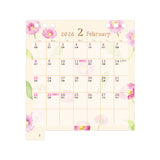 Midori Calendar Ring - S - Country Time Flower