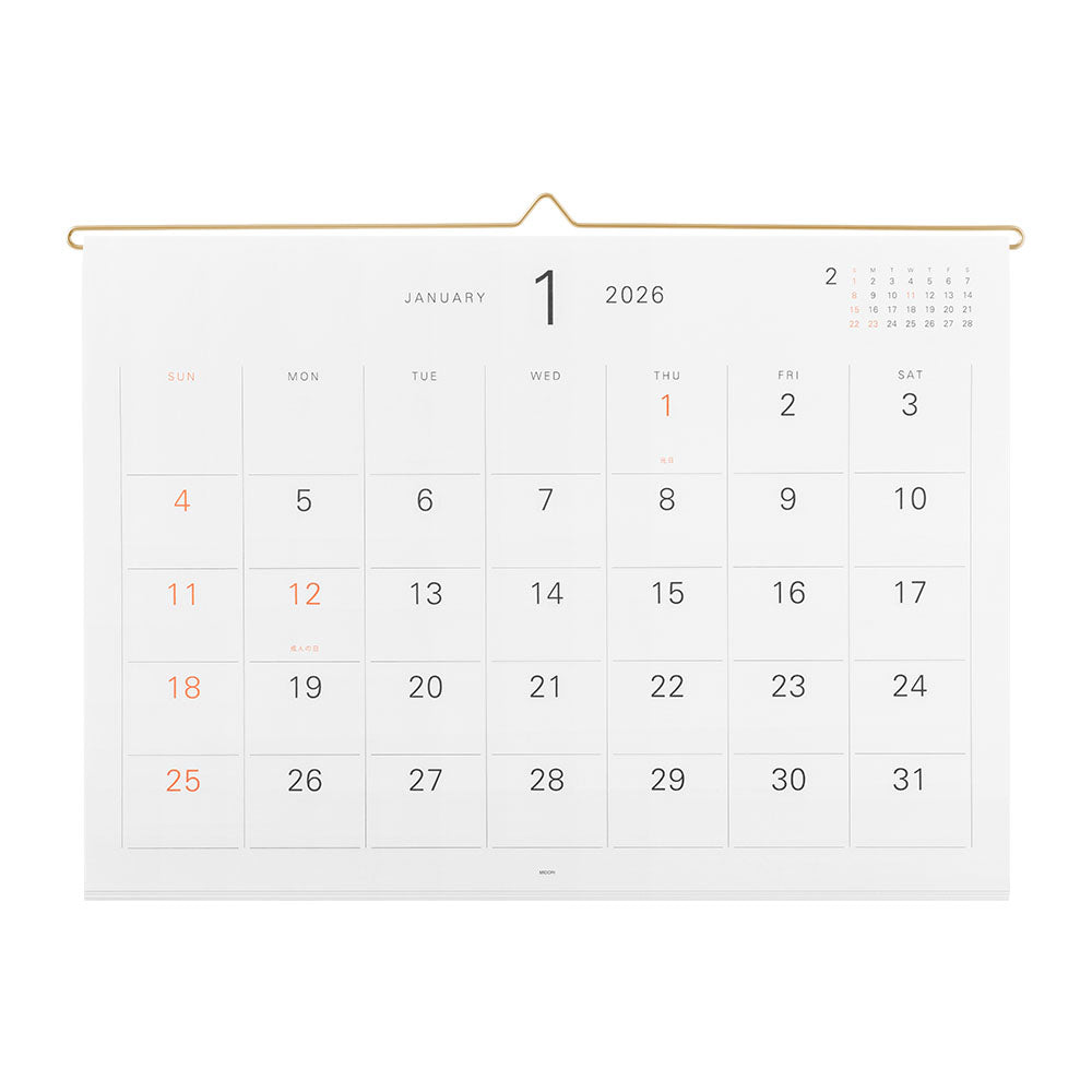 Midori Hanger Calendar