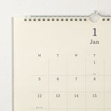 Midori MD Wall-Hanging Calendar with Pencil