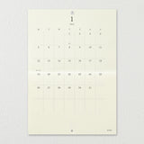 Midori MD Calendar Folded Wall-Hanging 2026 - A4