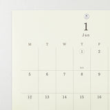 Midori MD Calendar Folded Wall-Hanging 2026 - A4