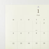 Midori MD Calendar Folded Wall-Hanging 2026 - A3