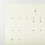 Midori MD Calendar Folded Wall-Hanging 2026 - A2