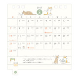 Midori Ring Calendar S - Cat