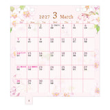 Midori Ring Calendar S - Country Time Flower