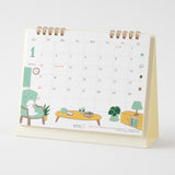 Midori Ring Calendar M - Dog