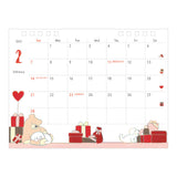 Midori Ring Calendar M - Dog