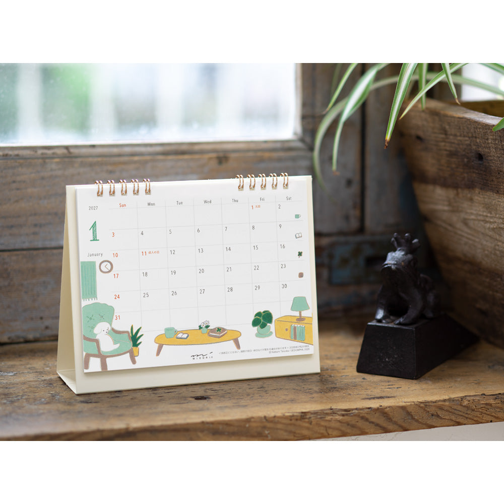 Midori Ring Calendar M - Dog