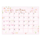 Midori Ring Calendar M - Country Time Flower