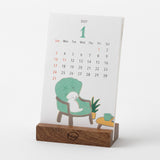 Midori Stand Calendar - Dog