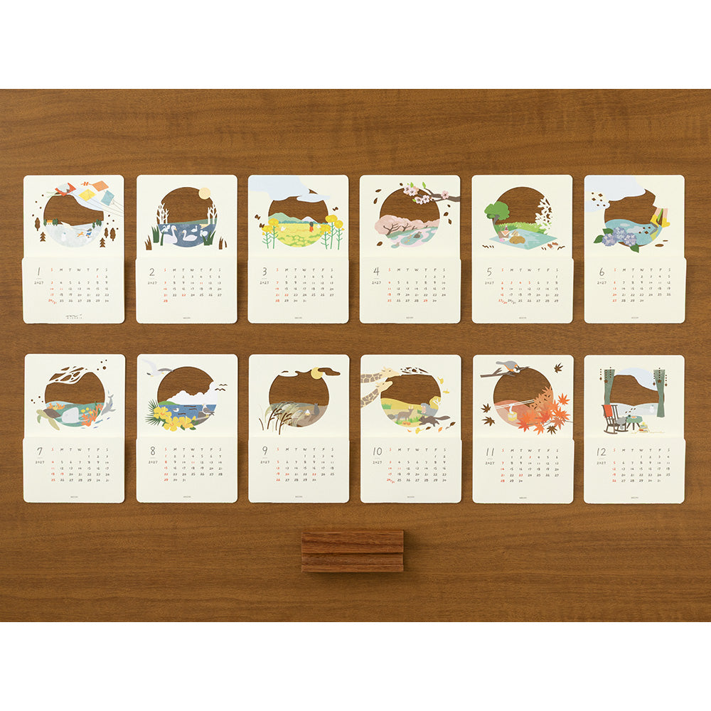 Midori Laser Processing Calendar - Landscapes