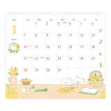 Midori Wall Calendar L - Dog