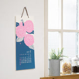 Midori Echizen Washi Wall Calendar L - Flower