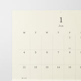 Midori MD Folded Wall Calendar - A2