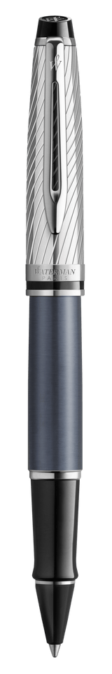 Waterman Expert Deluxe Rollerball Pen - Metallic Stone Grey Lacquer