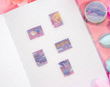Unicorn Eclipse Study Night Stamp Washi Tape