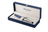Waterman Expert Deluxe Rollerball Pen - Metallic Blue Lacquer