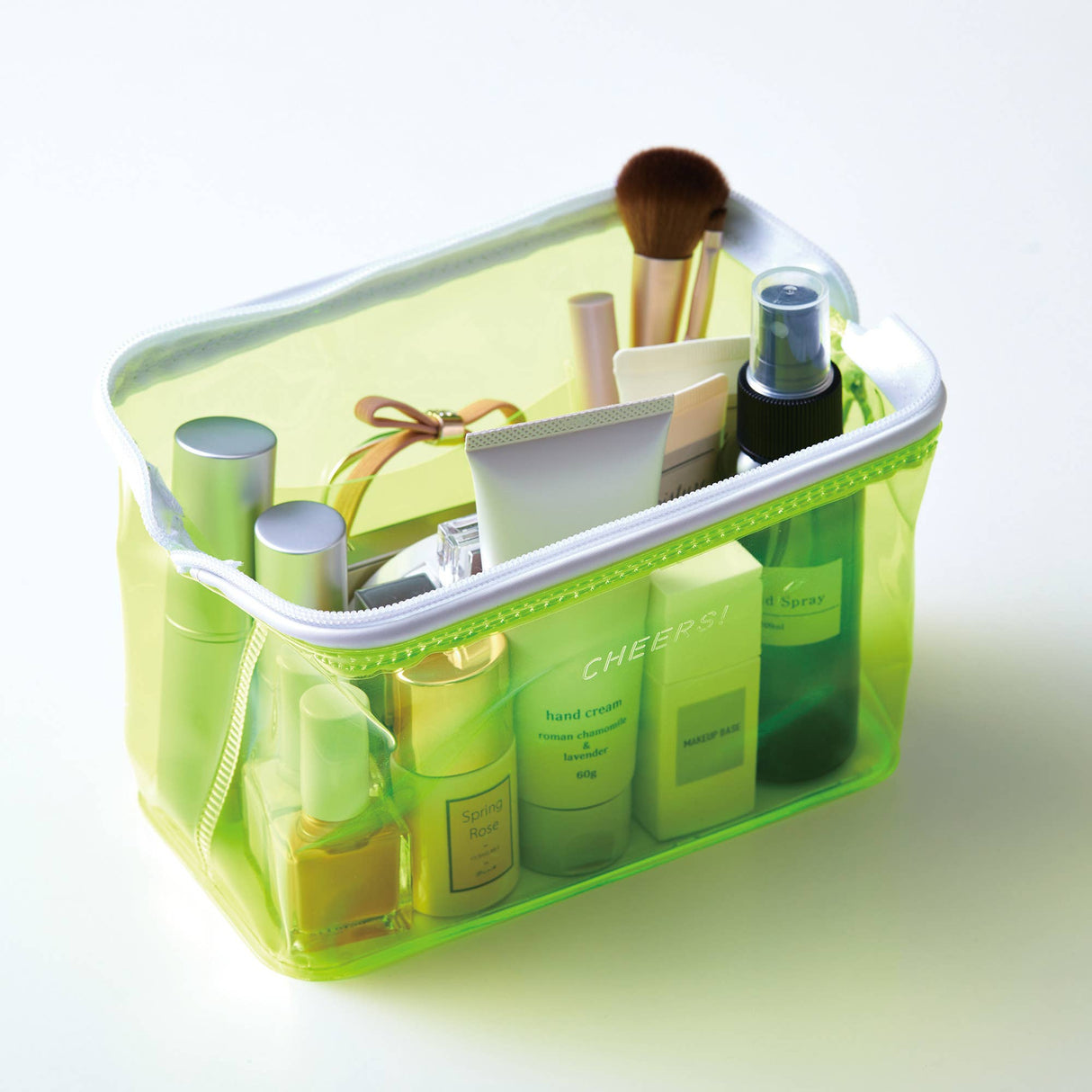 CHEERS! POP Color Clear Wired Pouch