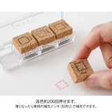 Midori Yuru Log Pre-inked Stamp