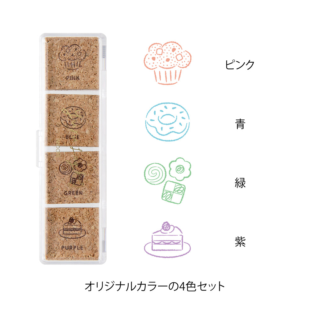 Midori Yuru Log Pre-inked Stamp