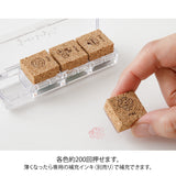 Midori Yuru Log Pre-inked Stamp