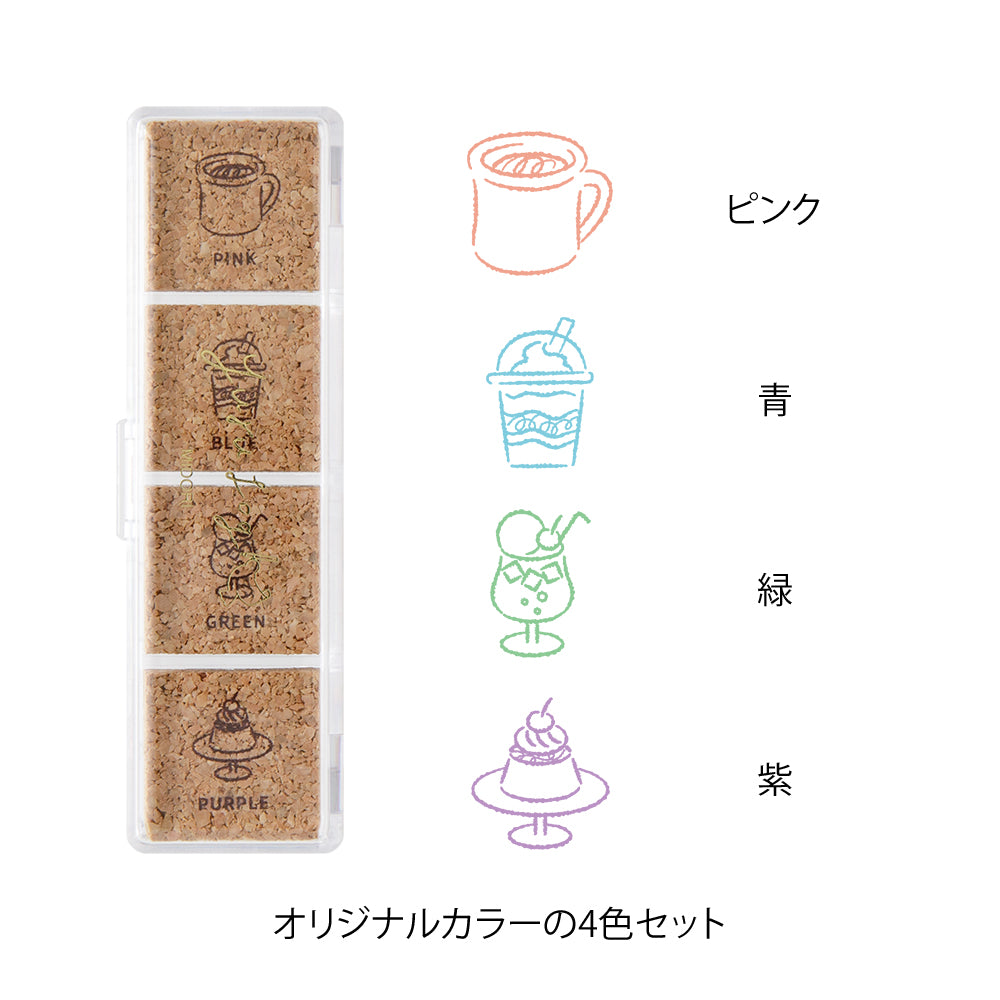 Midori Yuru Log Pre-inked Stamp