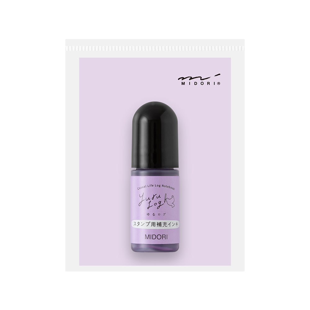 Midori Yuru Log Paintable Stamp Refill Ink
