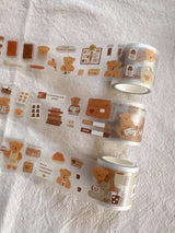 Bloom Paper Studio Bear's Cafe Kiss Cut PET Tape