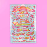 Rainbow Animals Vinyl Sticker Sheet