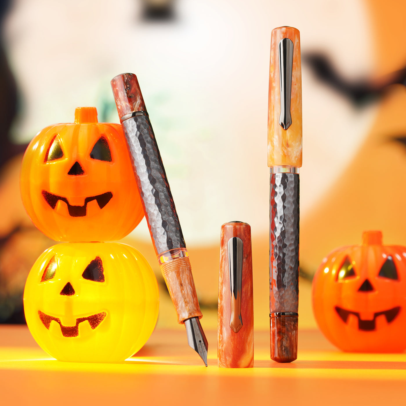 Nahvalur (Narwhal) Schuylkill Fountain Pen - 365 Obsidian Pumpkin (Limited Edition)(Sold Out)