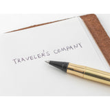 Traveler's Brass Rollerball Pen