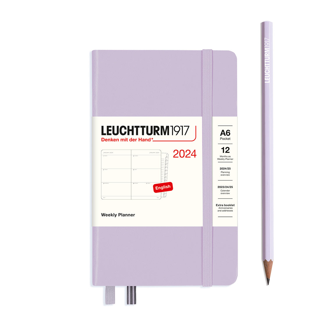 Leuchtturm Weekly Planner - Pocket (A6) 3 1/2" x 6"