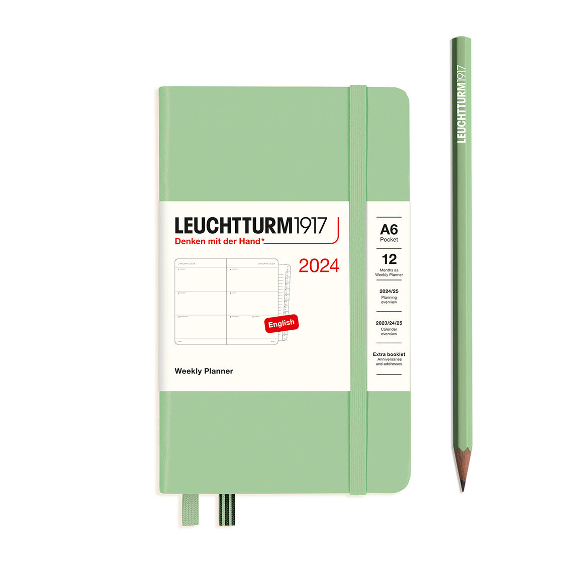 Leuchtturm Weekly Planner - Pocket (A6) 3 1/2" x 6"