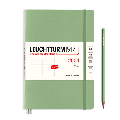 Leuchtturm Weekly Softcover Planner - Medium (A5) 5 3/4" x 8 1/4"