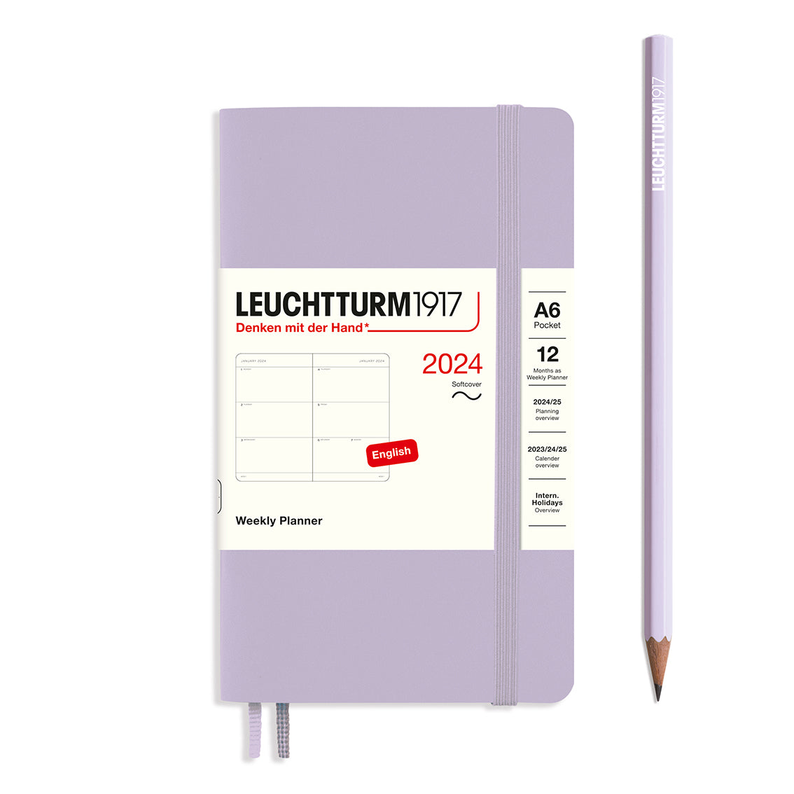 Leuchtturm Weekly Softcover Planner - Pocket (A6) 3 1/2" x 6"