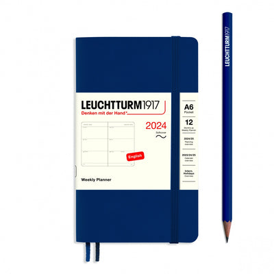Leuchtturm Weekly Softcover Planner - Pocket (A6) 3 1/2" x 6"