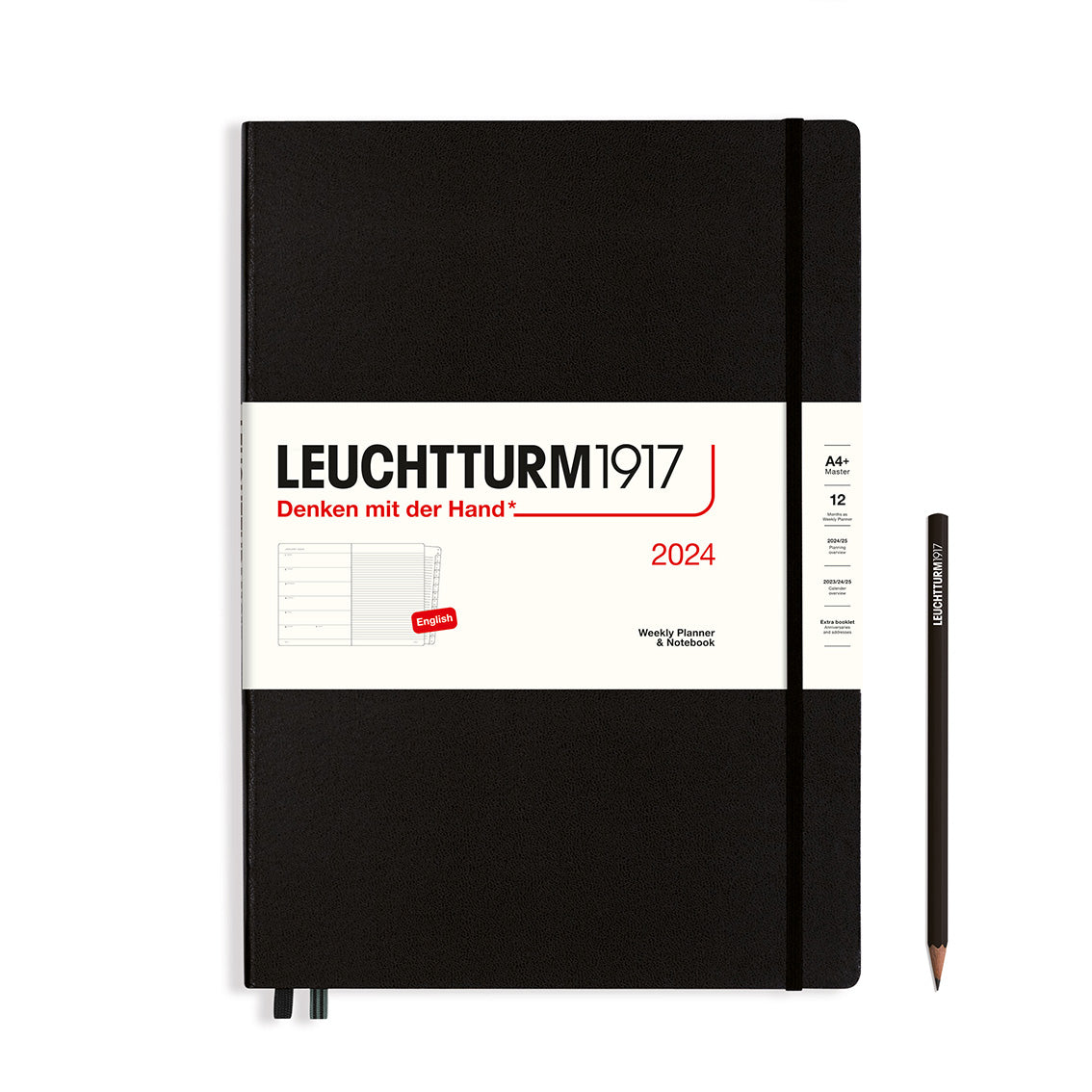 Leuchtturm Weekly Planner & Notebook - Master (A4+) 8 3/4" x 12 1/2"