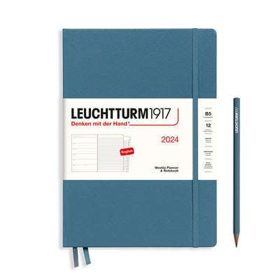 Leuchtturm Weekly Planner & Notebook - Composition (B5) 7" x 10"