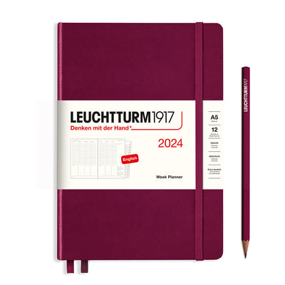 Leuchtturm Week Planner - Medium (A5) 5 3/4" x 8 1/4"