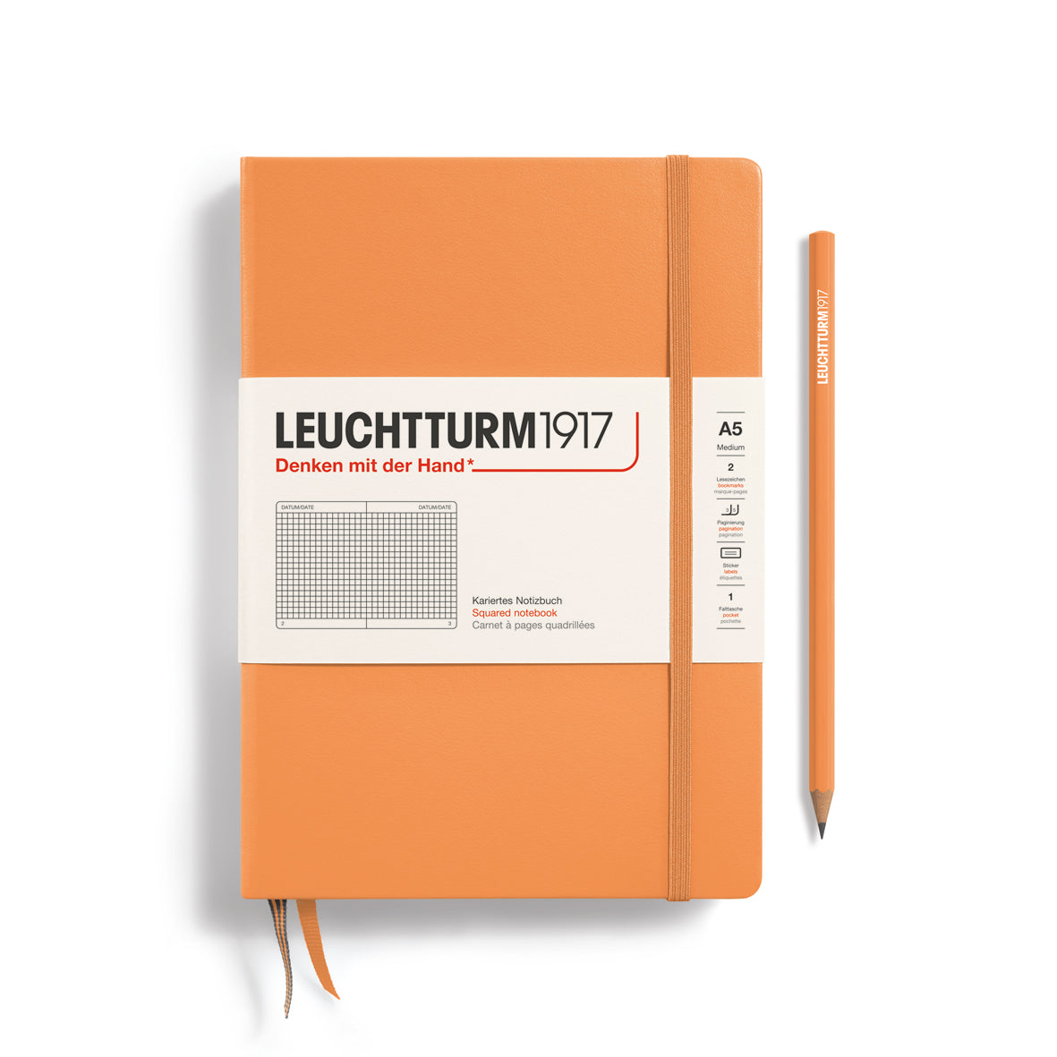 Leuchtturm A5 Hardcover Notebook - Squared