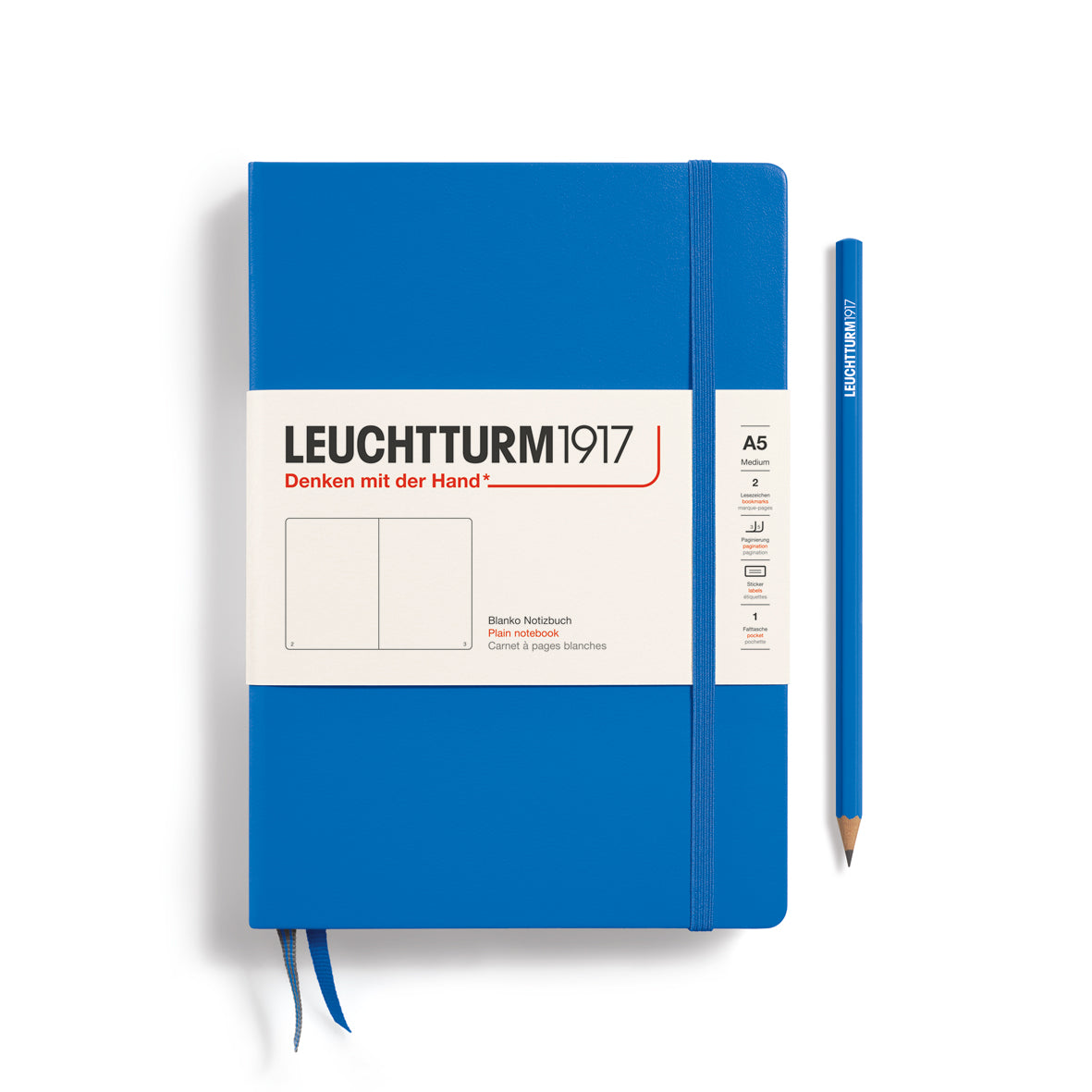Leuchtturm A5 Hardcover Notebook - Plain