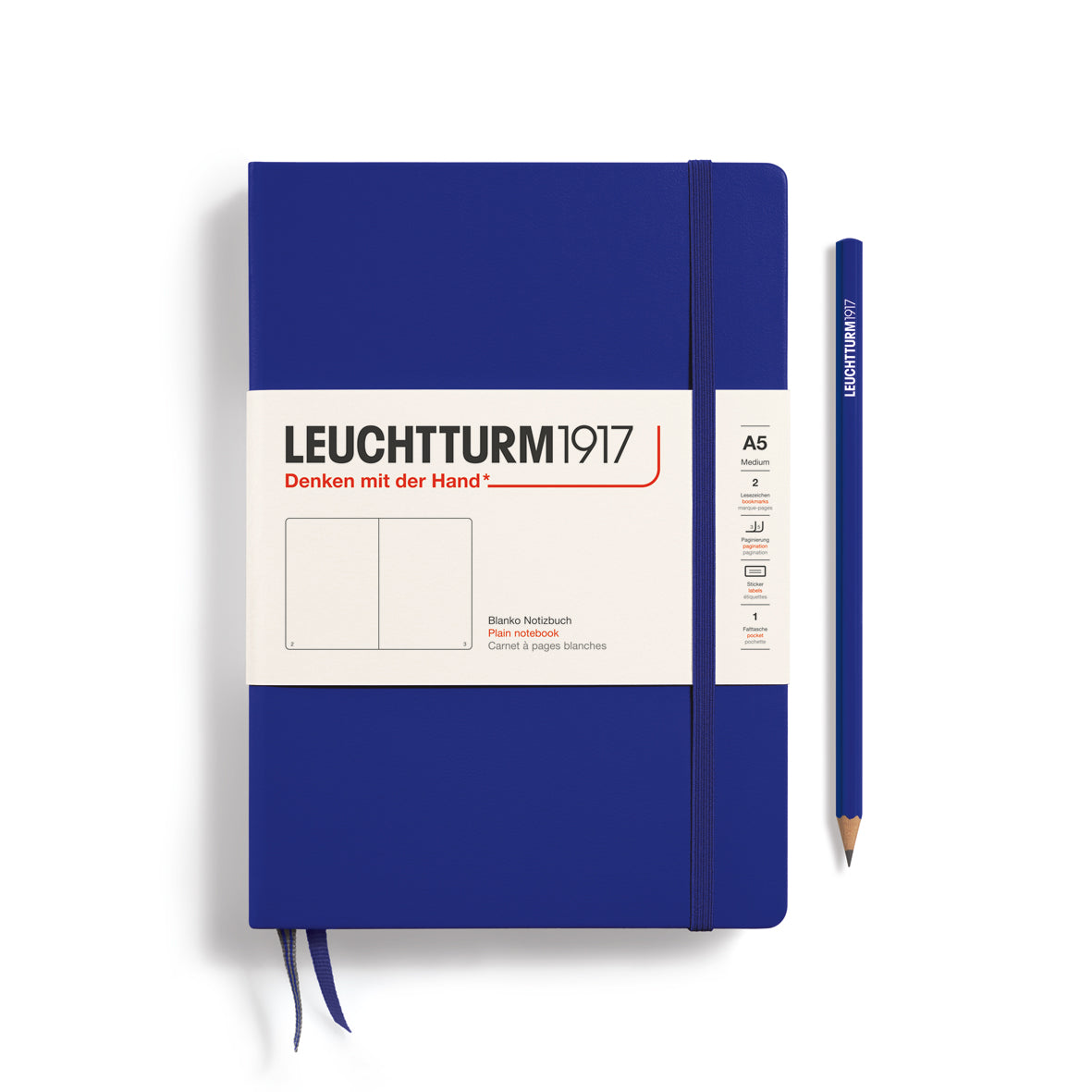 Leuchtturm A5 Hardcover Notebook - Plain