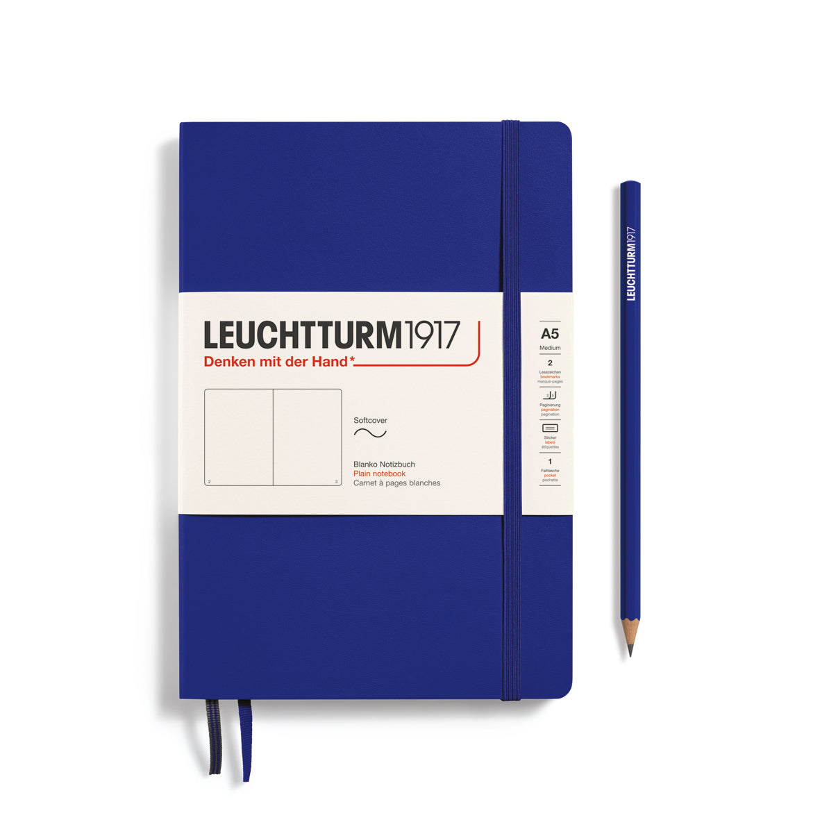 Leuchtturm A5 Softcover Notebook - Plain