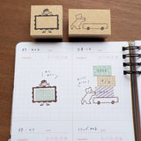 Stamp Marché Labetomo Stamp - Girl Frame