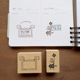 Stamp Marché Labetomo Stamp - Girl Flag