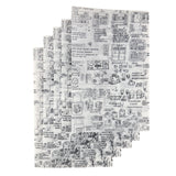 TheCoffeeMonsterzCo Vellum Paper - Set of 5