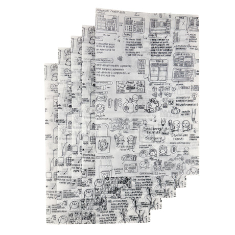 TheCoffeeMonsterzCo Vellum Paper - Set of 5