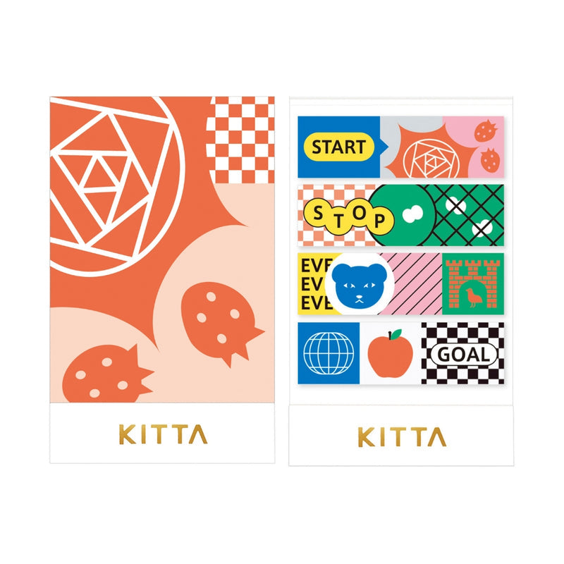 KITTA Portable Washi Decorative Tape - Jabara - Board Game