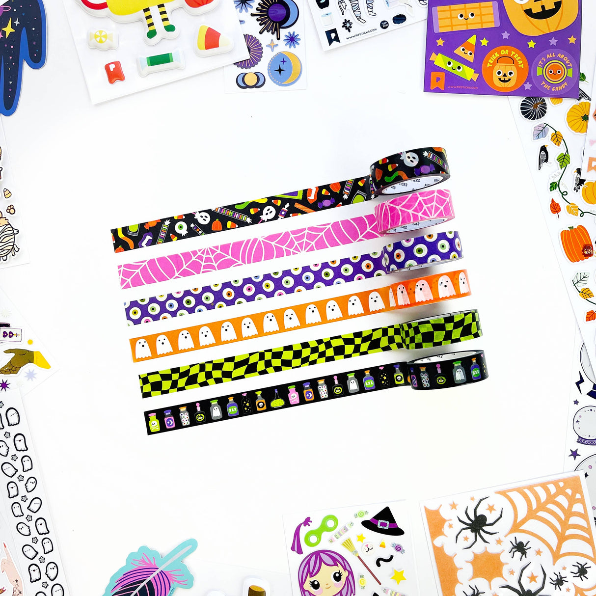 Pipsticks Sweet & Scary Mega Washi Tape Collection